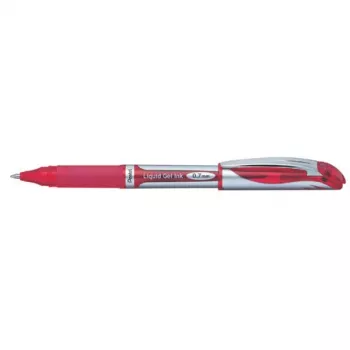 Clip-on einziehbarer Stift Pentel Energel XM Klick Rot