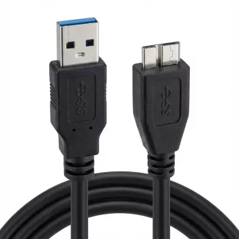 ROLINE - USB-Kabel - 9-polig USB Typ A (M) - 10-polig Micro-USB Typ B (M) - 15 cm (USB 3.0) - Schwarz (11.02.8876)