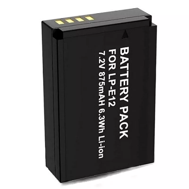 Wiederaufladbarer Kameraakku extra digital LP-E12 7,2V 875mAh