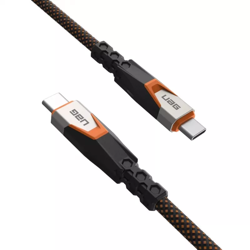 USB-C-auf-USB-C-Kabel C2G 9B4415114097 USB 3.2 Gen 2x2 0,75 m – Schwarz/Orange