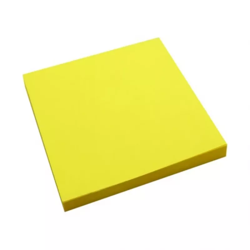 Stiky notes Forpus, Neon, 75 x 75 mm, Gelb (1 x 80)