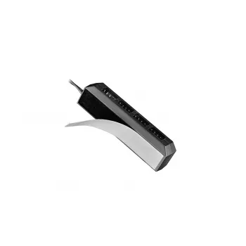 Lüfter-Hub DeepCool FH-04 – 20-poliger ATX auf 4× 3-pol Molex, 0,55 m Kabel, schwarz
