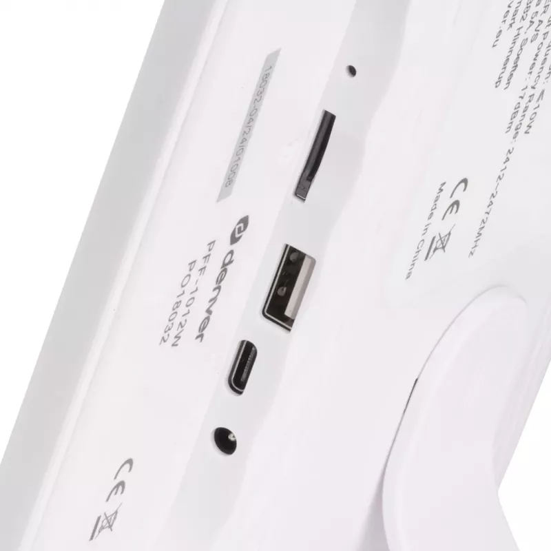 Denver PFF-1012 digitaler Bilderrahmen Weiß 25,6 cm (10.1) Touchscreen Wi-Fi
