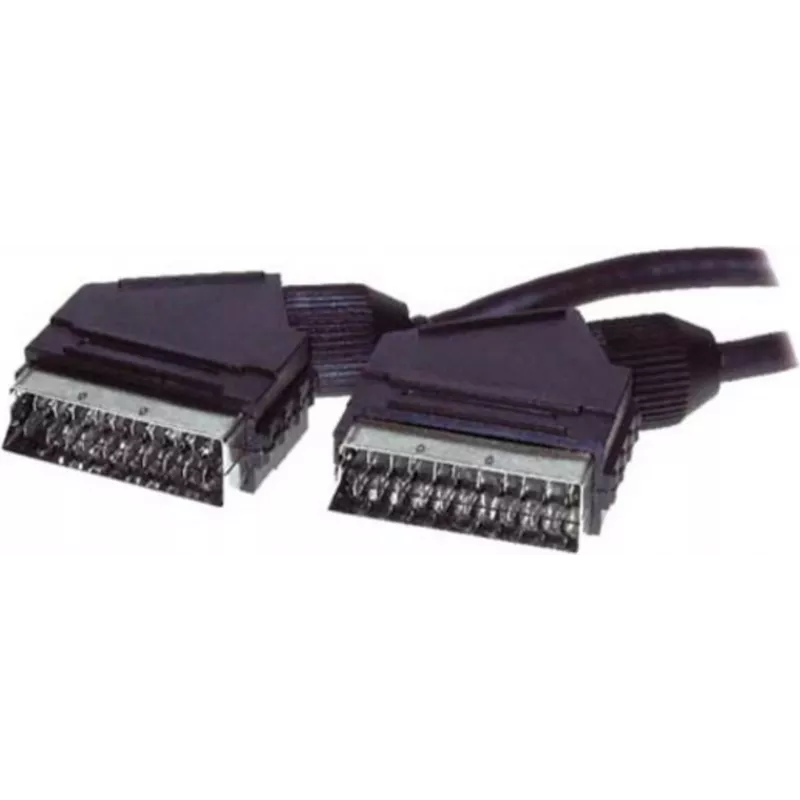 Scart-zu-Scart-Kabel ShiverPeaks 96031 — Analoge AV-Verbindung, Scart-Stecker auf Scart-Stecker
