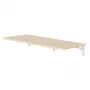 Wandmontiertes Klappregal MACLEAN MC-128 WD 100×40 cm Holzoptik