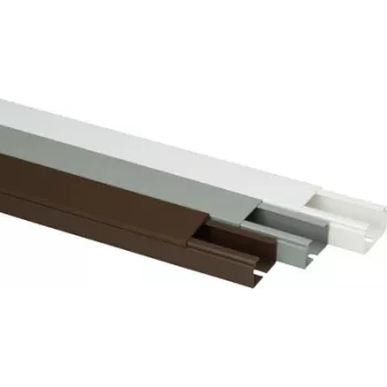 Heidemann 09964 Kabelkanal (L x B x H) 2000 x 25 x 40 mm 1 Stück braun (09964)