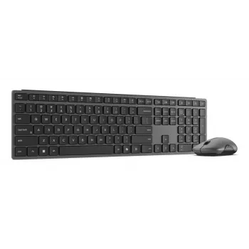 Kabelloses Tastatur-Maus-Set Lenovo 700 Modern Multi-Device – US-Englisches Layout, Bluetooth, Luna Grau