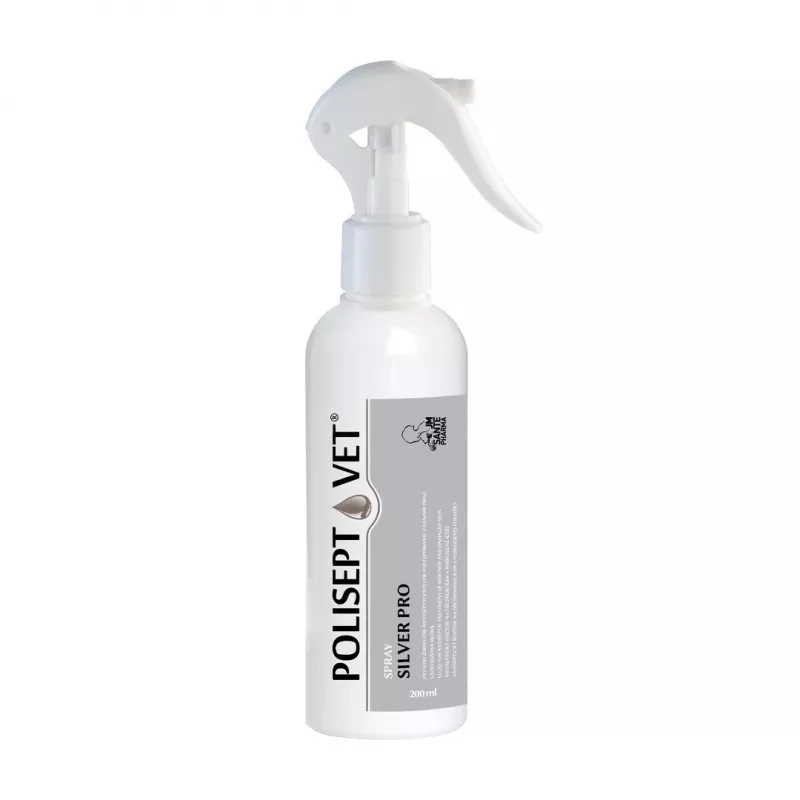 Antiseptisches Spray JM Sante Polisept Vet Silver Pro 200 ml — veterinäres Wund- und Hautspray für Tiere