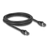 DeLOCK RJ45 Netzwerkkabel Cat.8.1 S/FTP 2m 40Gbps Schwarz