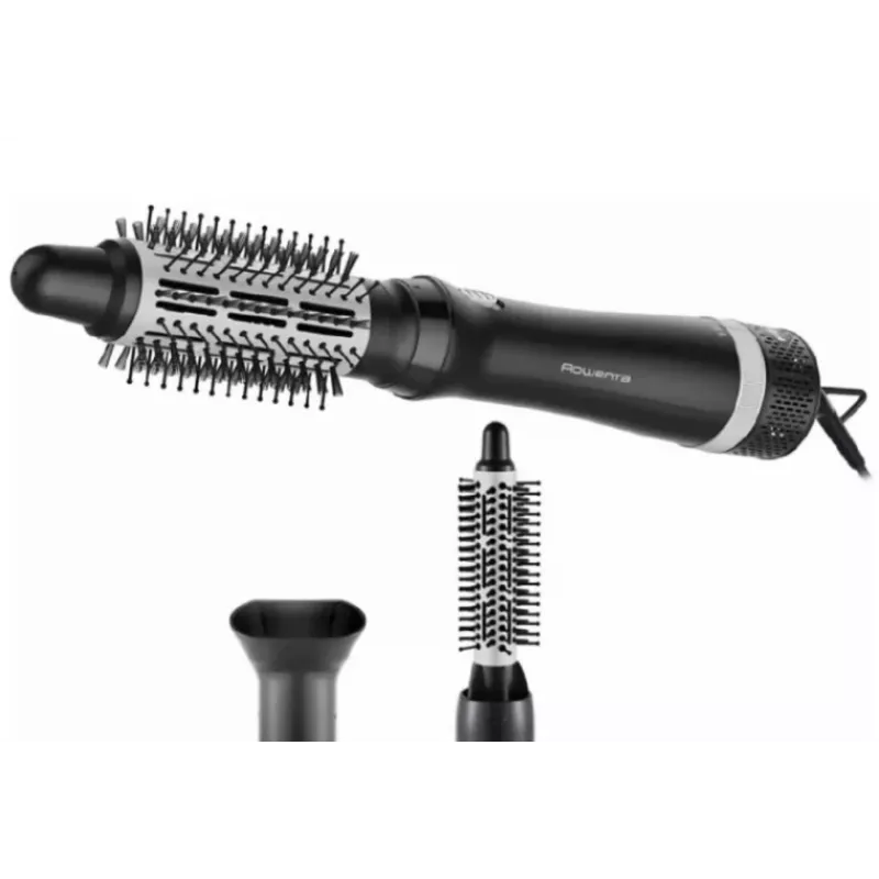 Heißluftbürste Rowenta Express Style CF6320F0 Warm Schwarz Silber für alle Haarlängen