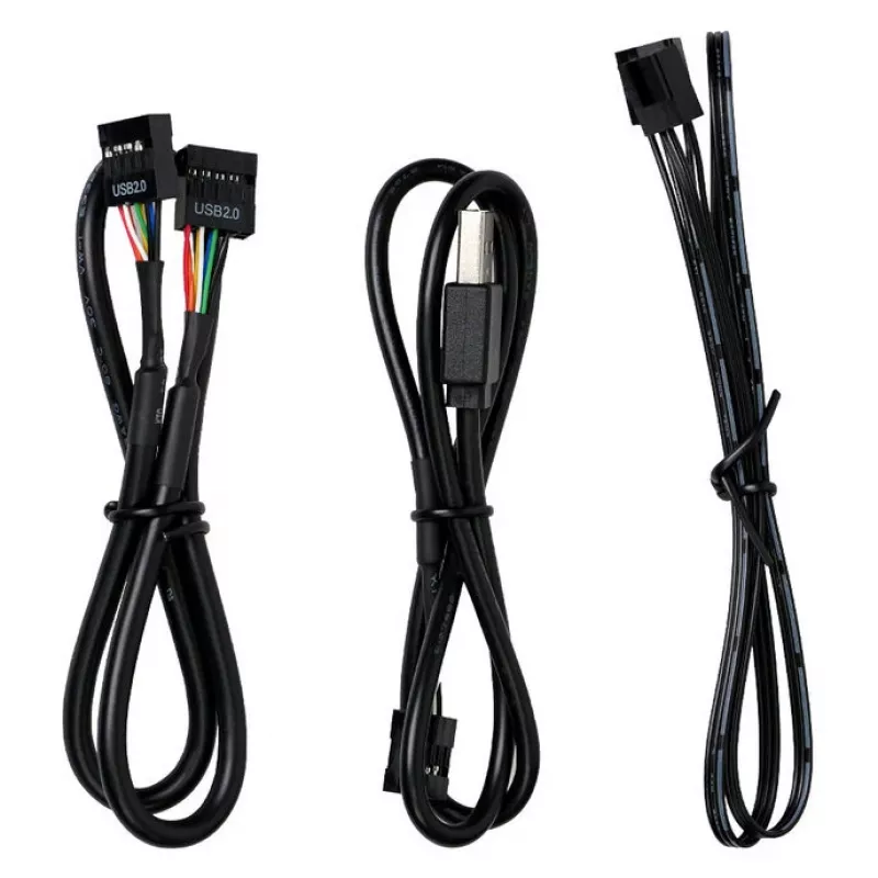 USB- und PWM-Hub Lian Li EDGE HUB EG-HUB01B — 4× USB, 6× PWM-Lüfteranschlüsse