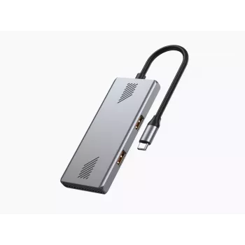USB-Hub Gembird 4-Port USB 3.2 Gen 2 Type-C Hub mit 4x Type-A und Type-C Anschlüssen