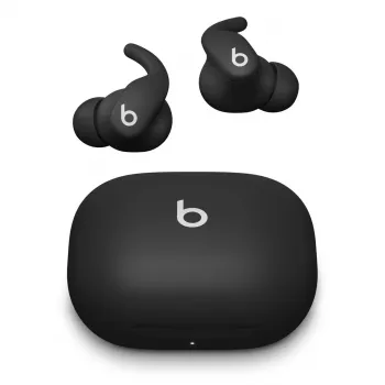 In-Ear kabellose Ohrhörer Apple Powerbeats Fit — IPX4 wasserdicht, ANC, Bluetooth Klasse 1, 7 Std. Wiedergabe (30 Std. mit Etui), Touch-Steuerung, schwarz