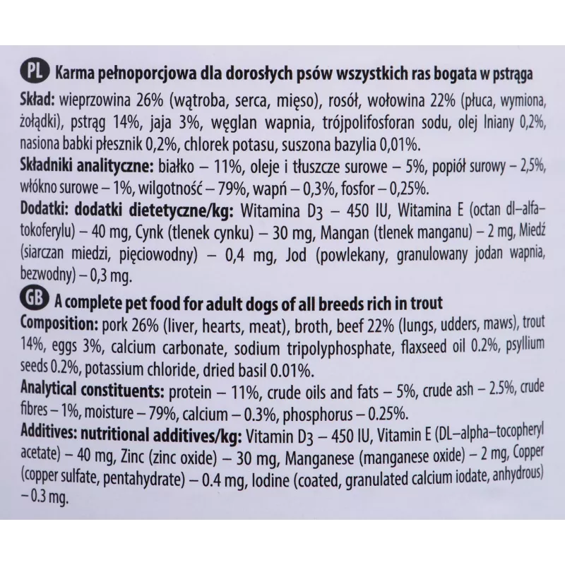 Nassfutter für Hunde Dolina Noteci DOLINA NOTECI Premium Adult 400 g Dose Fisch
