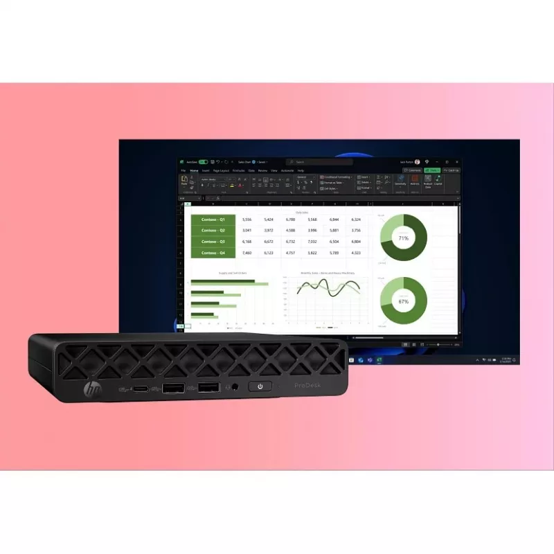Computer HP PRODESK 4 MINI G1I U7-265T 4GB 500GB Integrierte Grafik Windows 10