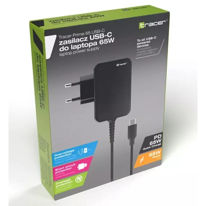 Netzteil for Notebook Prime 65W USB C