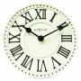 NeXtime klok 5187wi London Table, Ø16 cm, Wand, Weiß/Schwarz+B32
