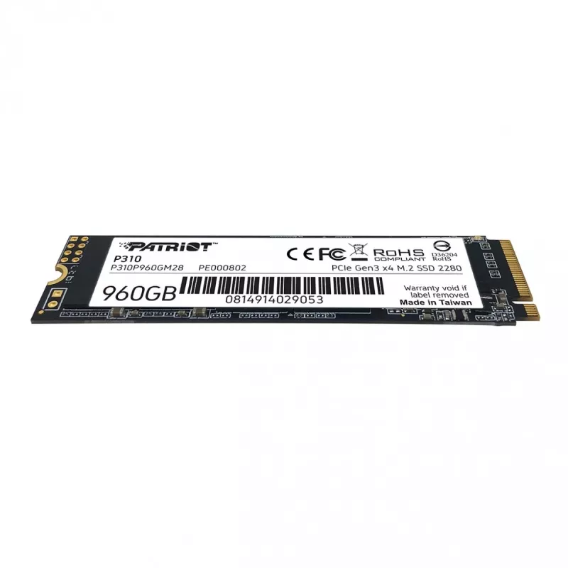 SSD-Laufwerk Patriot Memory 960 GB M.2 PCI Express 4.0 NVMe P310P960GM28