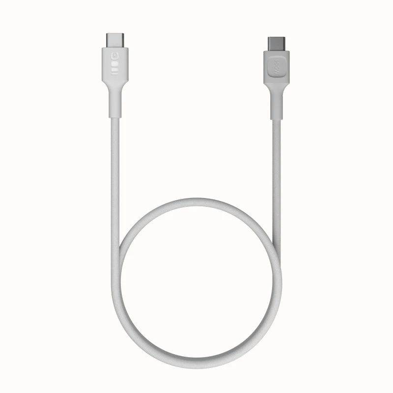 Kabel USB-C-USB-C PowerStream 100W geflochten 1,2m weiß