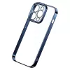 Schutzhülle Baseus für iPhone 14 Pro – transparent glitzernd blau