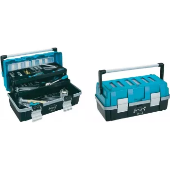 HAZET 190L-2 - Werkzeugkasten - Kunststoff - Schwarz - Blau - Scharnier - 250 mm - 470 mm