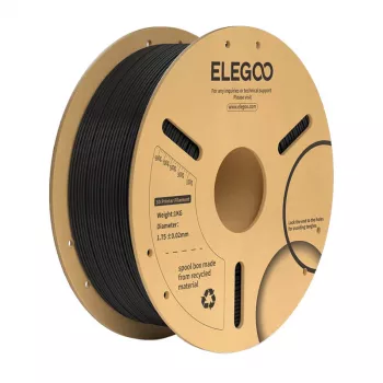 Filamentspule Elegoo PLA+ Schwarz – 1,75 mm, kompatibel mit FDM-3D-Druckern
