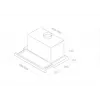 Elica Elite 14 STD GRIX A/90 Semi built-in (pull out) Edelstahl 350 m³/h