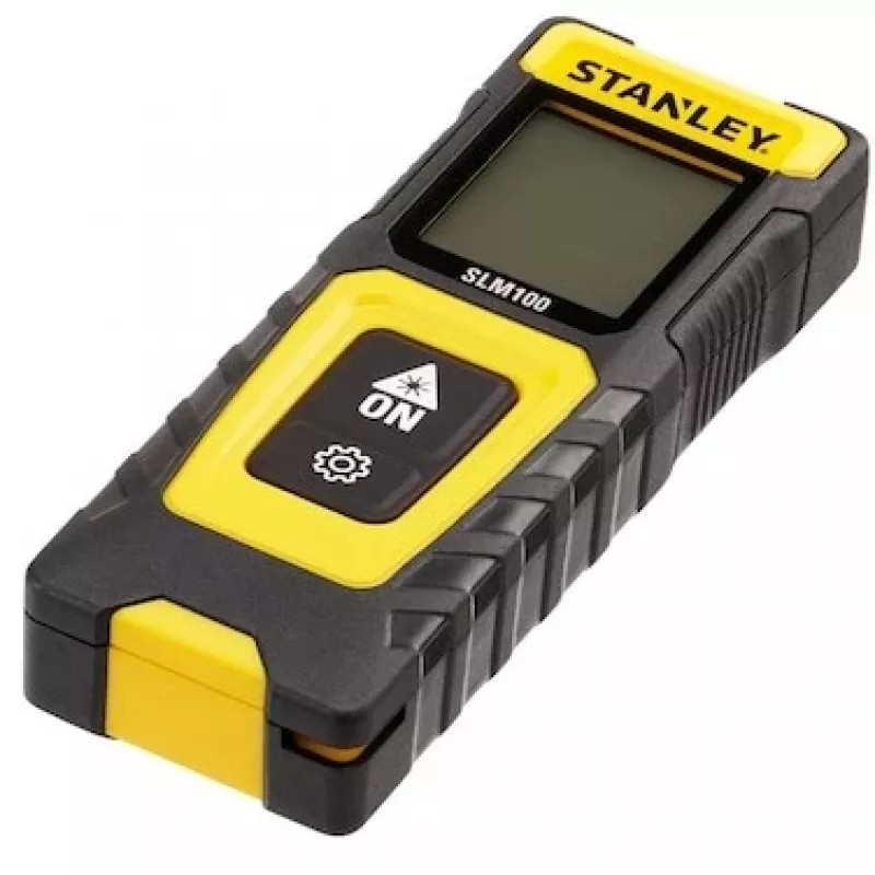 Entfernungsmesser STANLEY SLM100 — Laser-Reichweite 30 m, kompaktes Handmessgerät