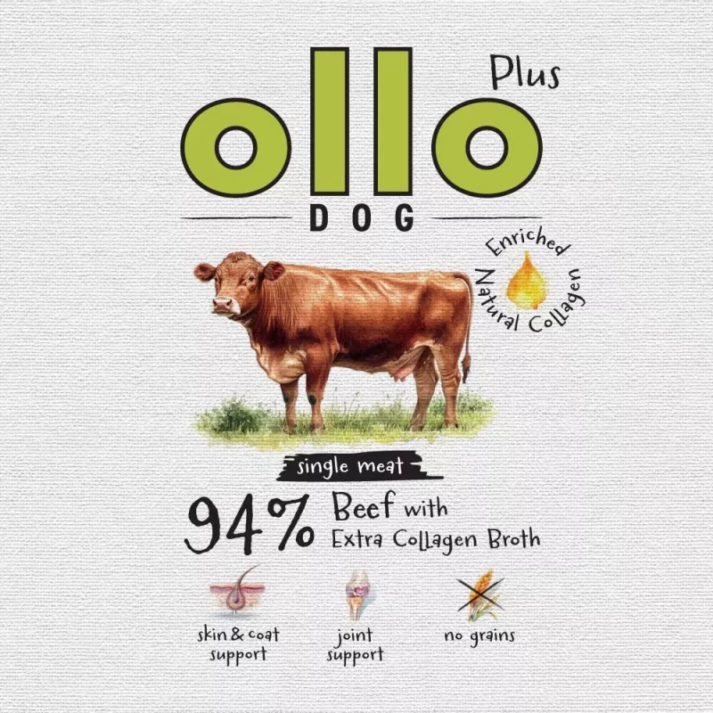 Ollo Plus Kolagen Rind 400g Hundenassfutterdose