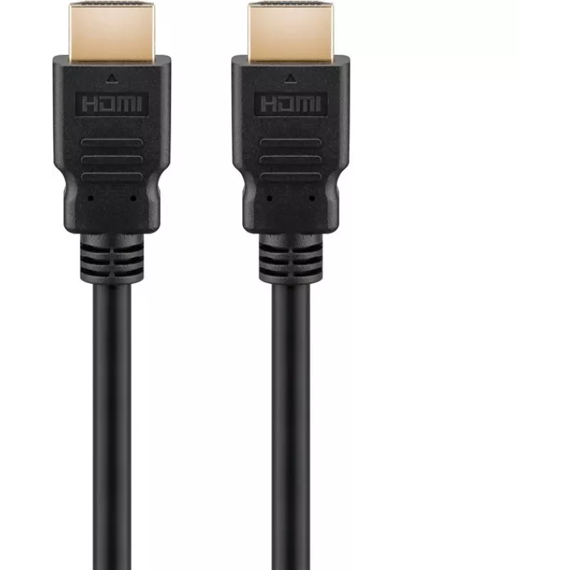 Goobay 61161 - 5 m - HDMI Typ A (Standard) - HDMI Typ A (Standard) - 10,2 Gbit/s - Audio Return Channel (ARC) - Schwarz (61161)