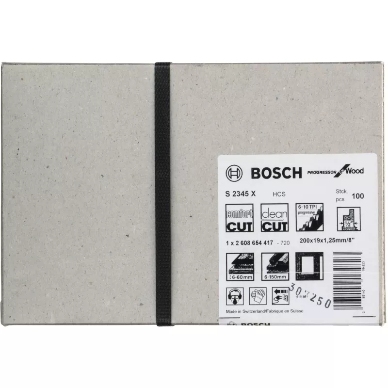 Säbelsägeblatt Bosch S 2345 X Kohlenstoffstahl 20 cm