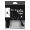 Gembird A-MDPM-HDMIF-02 Videokabel-Adapter Mini DisplayPort HDMI Typ A (Standard) Schwarz