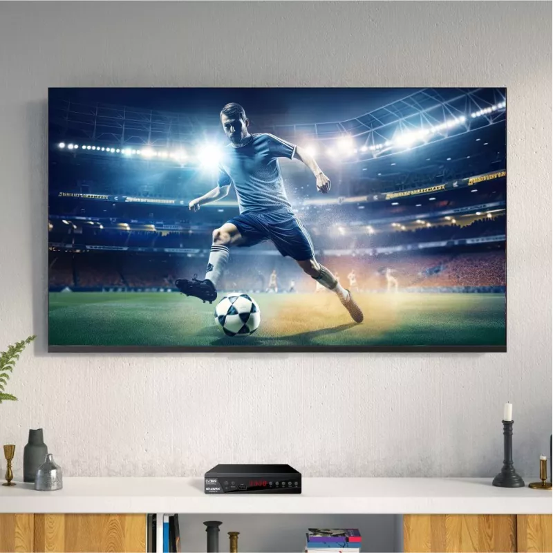 Digitaler TV-Tuner MANTA DVBT005-SH DVB-T/T2 HEVC-Unterstützung