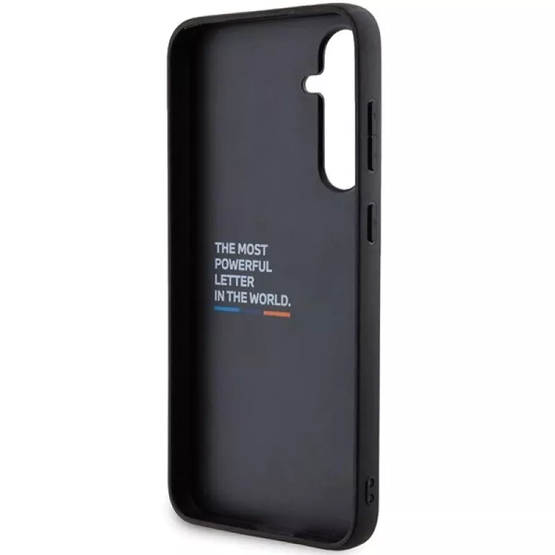BMW | BMHCS23FE22NBCK | Rückseitenabdeckung | Samsung | Galaxy S23 FE | Leder Carbon | Schwarz