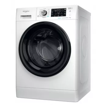 WHIRLPOOL Waschmaschine FFD 9489 BV EE, 9kg, 1400 U/min, Energieklasse A, Tiefe 63 cm, Invertermotor, schwarze Türen