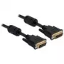 DVI-Kabel DeLOCK 24+5 Stecker auf DVI 24+5 Stecker 3 m schwarz