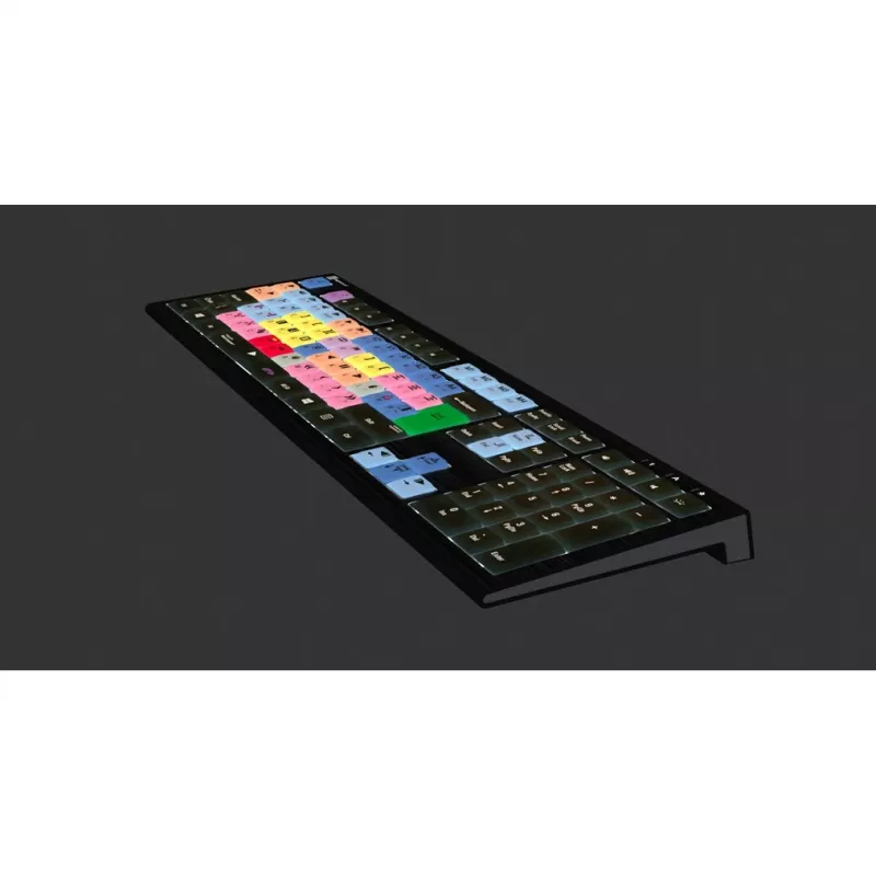Logickeyboard Avid Media Composer ASTRA 2 hintergrundbeleuchtete Tastatur PC UK (LKB-MCOM4-A2PC-UK)