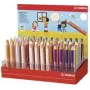 Farbstift/-Stick Stabilo Multitalentstift woody 7,60 cm (3) — 48-Farben-Runddisplay, Multifunktion: Farbstift, Aquarell, Wachsmalkreide