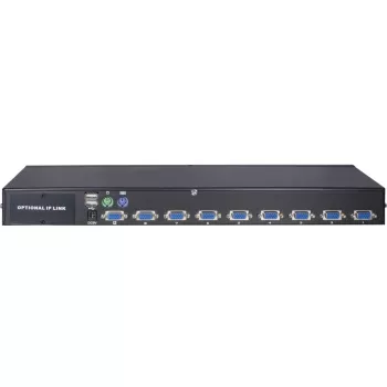 Inter-Tech KVM AS-9108DU Rack-Einbau Schwarz Tastatur/Video/Maus (KVM)-Switch (88887233)