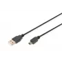 ASM AK-300130-030-S ASSMANN Kabel USB 2.0 HighSpeed Canon USB A/miniUSB B (5pin) M/M Schwarz 3m