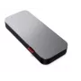 Lenovo Go USB-C Laptop Powerbank (20.000 mAh), Lithium-Ionen, Schwarz-Grau, USB Typ-A und Typ-C