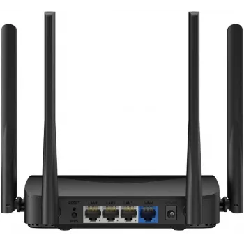Tischrouter MERCUSYS MR25BE EasyMesh Wi‑Fi 7 Dual‑Band 2,4/5 GHz, 3600 Mbit/s, 3× Gigabit-LAN, 4 externe Antennen