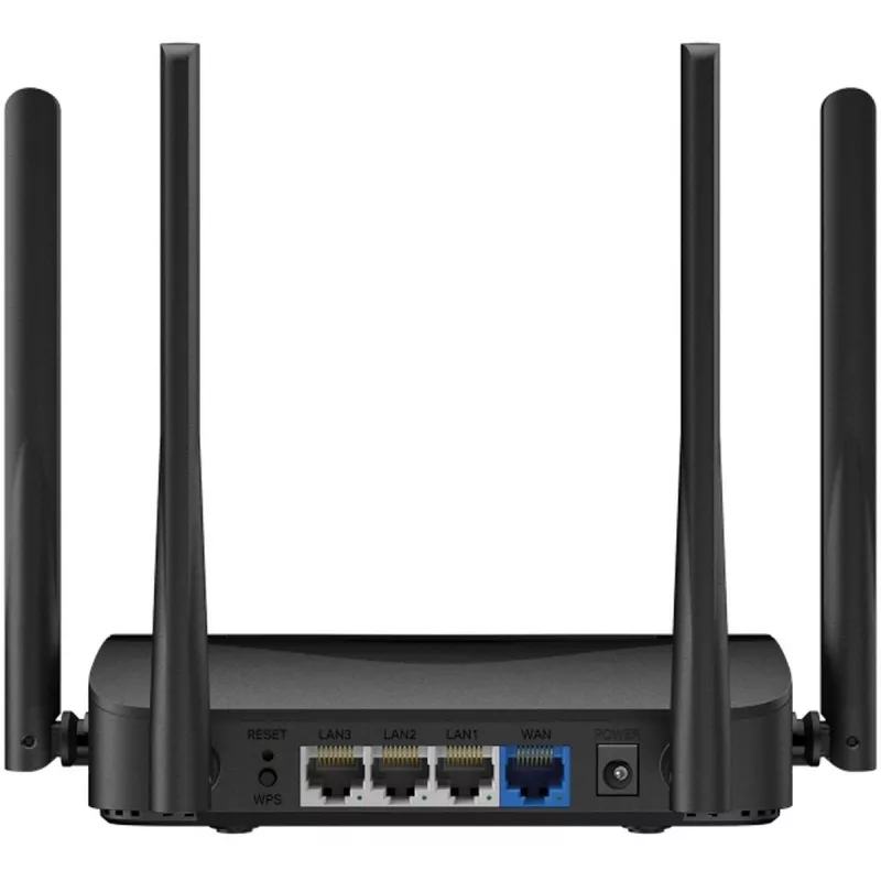 Tischrouter MERCUSYS MR25BE EasyMesh Wi‑Fi 7 Dual‑Band 2,4/5 GHz, 3600 Mbit/s, 3× Gigabit-LAN, 4 externe Antennen