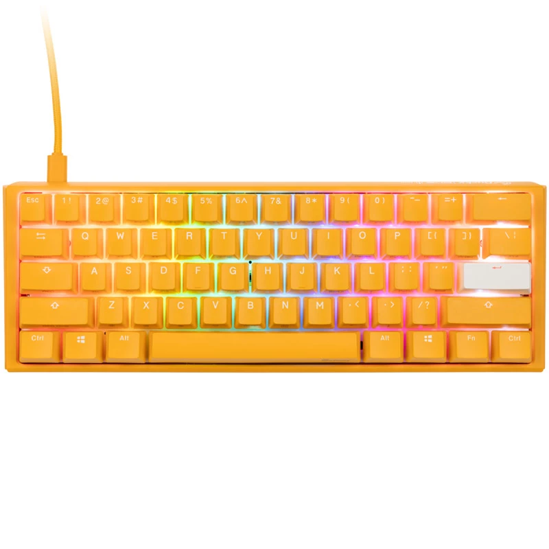 Ducky One 3 Mini Gelb Tastatur, Gaming, USB, QWERTY, US English