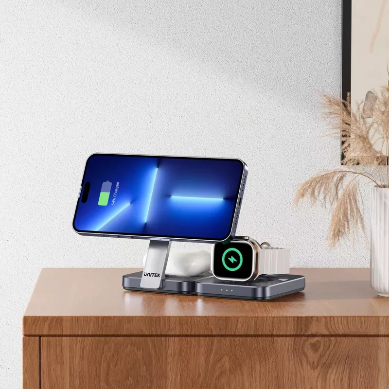 UNITEK P1300AGY01 kabelloser Ladeempfänger für mobile Geräte Kopfhörer, Mobiltelefon/Smartphone, Smartwatch USB Typ-C
