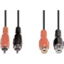Audiokabel e+p B 98/5 5m 2 x RCA Schwarz Rot