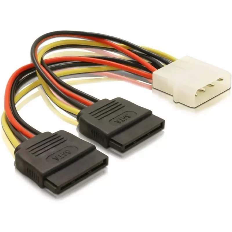 Stromkabel SATA HDD 2x DeLOCK 60102 0,112 m