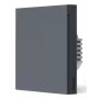 AQARA Smart Wandschalter H1 EU (Ohne Neutralleiter, Einfachwippe) (WS-EUK01-G), Grau - Zigbee Wandschalter mit Relais
