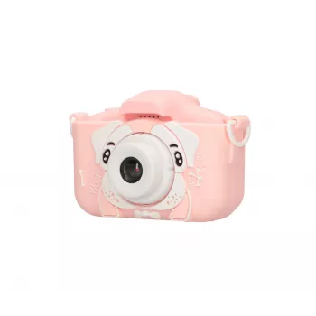 Extralink H28 SINGLE PINK – Kinder-Digitalkamera in Pink/Weiß, für Kinder ab 3 Jahren