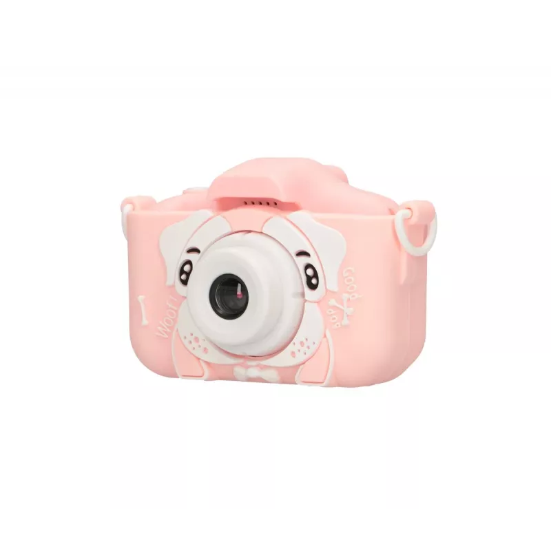 Extralink H28 SINGLE PINK – Kinder-Digitalkamera in Pink/Weiß, für Kinder ab 3 Jahren